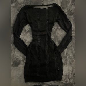 Black Crochet Dress 🖤